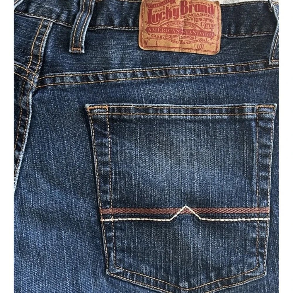 LUCKY Brand Ol' Deep Water Men's Denim Jeans By Gene Montesano Size 38x32‎